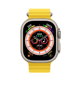 Pazariz Watch 8 Ultra 49mm  Amax Ultra Akıllı Saat NFC - GPS - Kablosuz Şarj  (Sarı)
