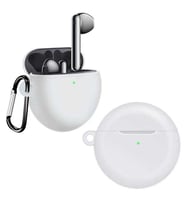 Huawei Freebuds 4 Kılıf Silikon Airbag Kılıf 24 (Beyaz)