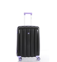 Mçs Polipropilen Valiz V305 65 CM (Siyah - Lila)