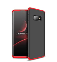 Microsonic Samsung Galaxy S10e Kılıf Double Dip 360 Protective (Kırmızı)