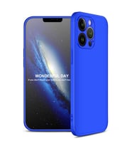 Apple iPhone 13 Pro Kılıf Zore Ays Full Koruma Kılıf (Mavi)