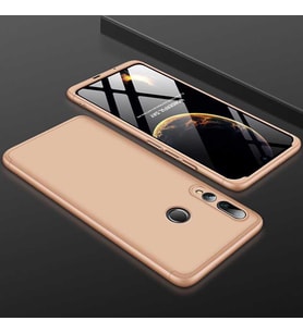 Huawei Y9 Prime 2019 Kılıf Zore Ays Full Koruma Kılıf (Gold)