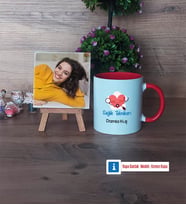 Sağlık Teknikeri Fotoğraflı Dekoratif Taş, Kupa Bardak Beyaz HediyeTıp Bayramı Hediyesi (Model 2)