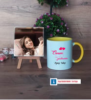 Öğretmene Hediye Fotoğraflı Dekoratif Taş, Kupa Bardak Beyaz Hediye Öğretmenler Günü Hediyesi (Model 7)