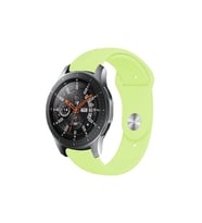 BİPOWER Samsung Watch 22mm KRD19 Classic Silikon Kordon (Açık Yeşil)