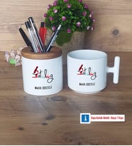 Patolog Kalemlik, Kupa Bardak T Kişiye Özel Hediye (Model 1)