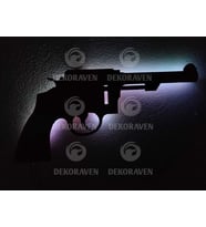 Shotgun Led Işıklı Tablo (Beyaz)