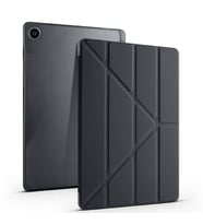 Samsung Tab S6 Lite P610 10.4 İnç Katlanabilir Kalemlikli Standlı Akıllı Kılıf (Siyah)