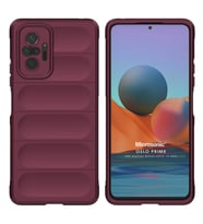 Microsonic Xiaomi Redmi Note 10 Pro Kılıf Oslo Prime Yeşil (Bordo)