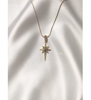 Kadın Paslanmaz Çelik Kutup Yıldızı Kolye (Gold)