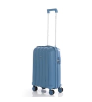MÇS Kabin Boy Kırılmaz Silikon Seyahat Valizi Bavulu V305 (INDIGO-LACIVERT)
