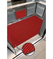 Asansör Ve Apartman Paspası Toz Ve Nem Alıcı Iç Ve Dış Mekan Kapı Önü Paspası (Kırmızı)