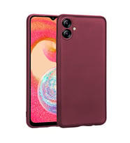 Galaxy A04E Kılıf Zore Premier Silikon Kılıf (Mürdüm)