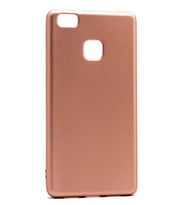 Huawei P9 Lite Kılıf Soft Mat Premier Case (Gold)