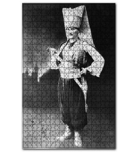 Cakapuzzle Atatürk Yeniçeri Kıyafetler İçinde Puzzle Yapboz MDF (Ahşap) (1000 Parça)