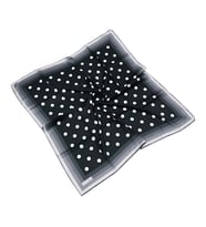 Mısırlı Eşarpları Cocoon Twill Eşarp (Siyah - Beyaz)