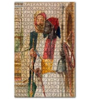 Cakapuzzle Osmanlıda Nargileciler Yağlıboya Puzzle Yapboz MDF (Ahşap) (500 Parça)