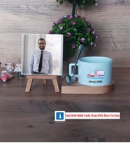Fen ve Teknoloji Öğretmeni Fotoğraflı Dekoratif Taş, Kupa Bardak Beyaz Hediye (Model 8)