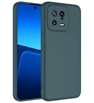 Xiaomi Mi 13 Kılıf Mara Lansman İç Yüzeyi Kadife Kılıf (Koyu Yeşil)