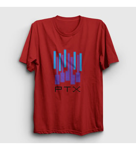 Presmono Unisex Sarı Ptx Pentatonix T-Shirt 75123tt (Kırmızı)
