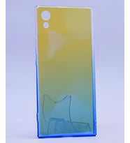 Sony Xperia L1 Kılıf Parlak Renk Geçişli Kılıf (Mavi)