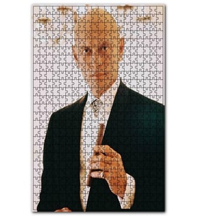 Cakapuzzle Yul Brynner Smokin ve Purolu Puzzle Yapboz MDF (Ahşap) (255 Parça)
