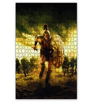 Cakapuzzle Troy Achilleus Brad Pitt Puzzle Yapboz MDF (Ahşap) (500 Parça)