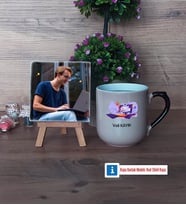 Bilgisayar Mühendisi Fotoğraflı Dekoratif Taş, Kupa Bardak Beyaz Hediye (Model 10)