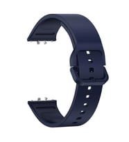 Microsonic Samsung Galaxy Fit 3 Kordon Silicone Sport Band Siyah (Lacivert)