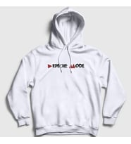 Presmono Unisex Gri Delta Depeche Mode Kapüşonlu Sweatshirt 140040tt (Beyaz)