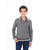 Toontoy Erkek Çocuk Baskılı Sweatshirt (Antrasit Melanj)