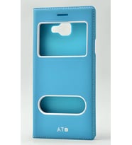 Galaxy A7 2016 Kılıf Dolce Kapaklı Kılıf (Turkuaz)