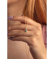14K Liz Altın Kolye (Rose)