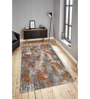 Dijital Baskılı Yıkanabilir Kaymaz Modern Renkli Salon Halısı Mutfak Halısı Yolluk ND-HY-1027 (Kahverengi)