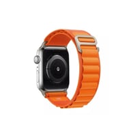 Apple Watch 3 4 5 6 7 8 Se Ultra 42mm/44mm/45mm/49mm Uyumlu Alpine Loop Kordon Kayış (Turuncu)