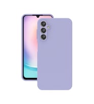 Samsung Galaxy A24 Kılıf Kamera Korumalı Silikon Rubber Arka Kapak (Lila)