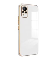 Microsonic Vivo V21 Kılıf Olive Plated Siyah (Beyaz)