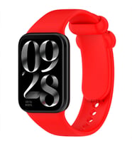 Xiaomi Mi Band 8 Pro Uyumlu Purelux Soft Yumuşak Silikon Kordon (Kırmızı)