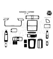 Meriç® Toyota Camry Ön Torpido Kaplama Maun 22 Parça 1997-1999 (Piano Black)
