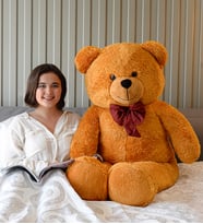 Pandamkee 160 Cm Sevgiliye Özel Hediyelik Ayı (Kahverengi)