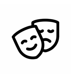 Mutlu Yüz Üzgün Yüz Araba Sticker siyah 16x15 CM (Siyah)