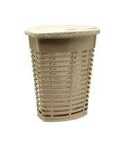 Primanova Palm Kirli Çamaşır Sepeti 50 Litre 3 Renk (Bej)