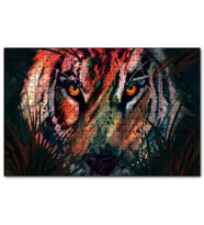 Cakapuzzle Kaplan Dijital Sanat Görseli  Puzzle Yapboz MDF (Ahşap) (500 Parça)