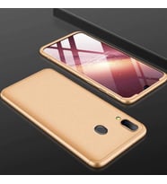 Huawei P Smart 2019 Kılıf Zore Ays Full Koruma Kılıf (Gold)