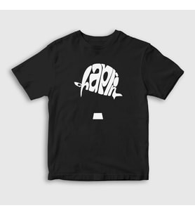 Presmono Unisex Çocuk Beyaz Hat Charlie Chaplin T-Shirt 155363tt (Siyah)