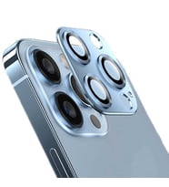 Apple iPhone 13 Pro Max CL-03 ​​​​Kamera Lens Koruyucu Metal Cam Koruma (Mavi)