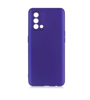 Ceponya Oppo A74 4G Kılıf Kamera Çıkıntılı Soft Silikon (Saks)