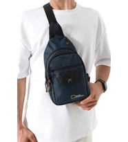 Body Bag Çanta Erkek Göğüs Çantası 27*15 Cm Sırt Çantası BadyBag The NorthWest Fonksiyonel Kullanım (Lacivert)