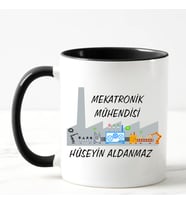Mekatronik Mühendisi Kupa Bardağı (Siyah)