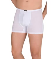 Erkek İnce Kemerli Likralı Boxer Berrak-4488 (Beyaz)